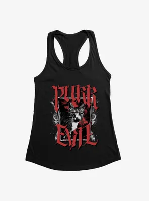 Cat Purr Evil Goth Frame Womens Tank Top