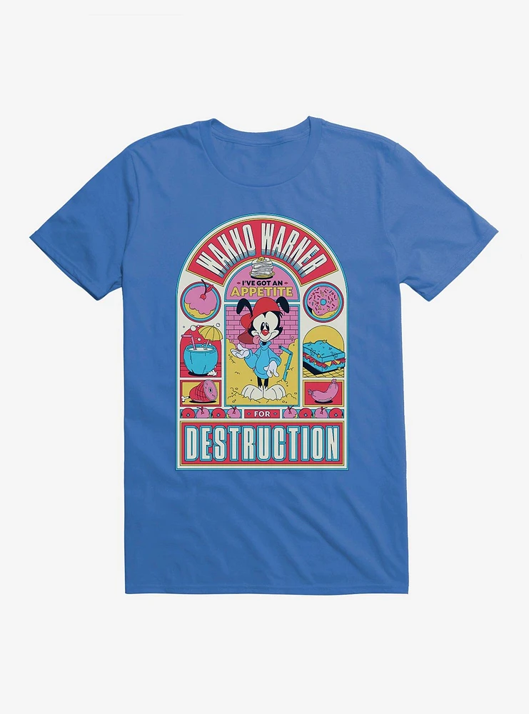 Animaniacs Wakko Warner For Destruction T-Shirt