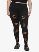 Her Universe Disney Hocus Pocus Witchy Icons Leggings Plus