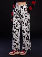 Disney Mickey Mouse Icon Wide Leg Lounge Pants