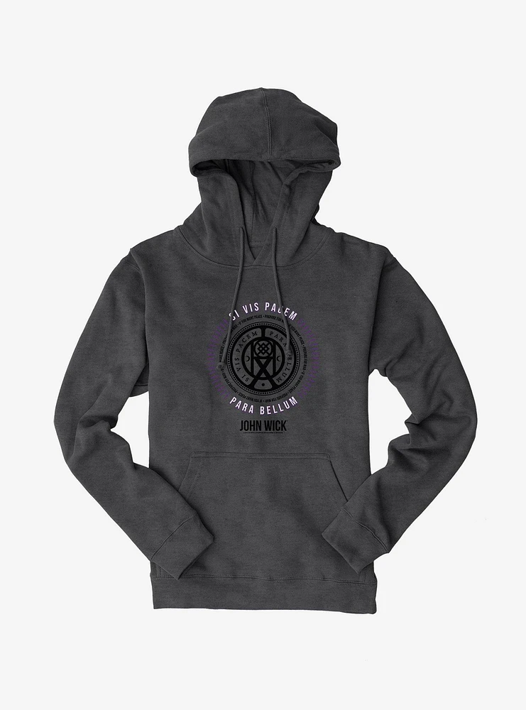 John Wick Si Vis Pacem Para Bellum Hoodie