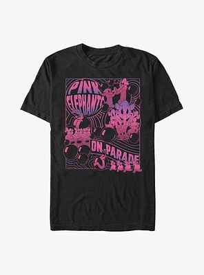 Disney Dumbo Pink Elephants Parade Poster Extra Soft T-Shirt