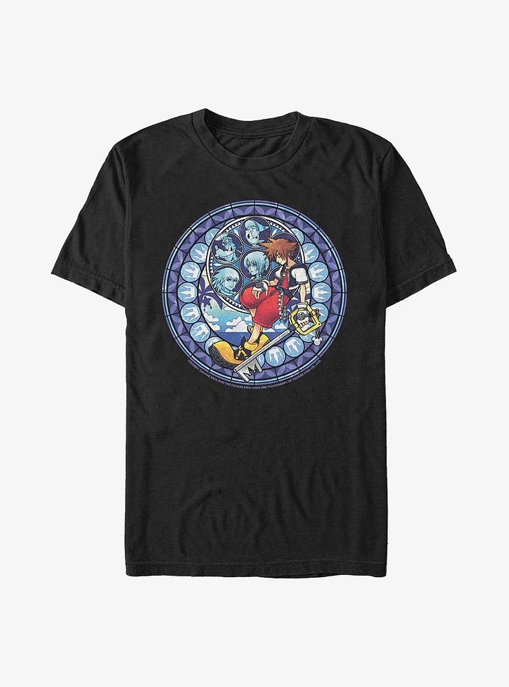 Kingdom Hearts Stained Glass Sora Extra Soft T-Shirt