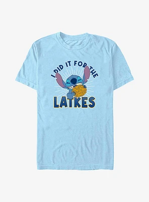Disney Lilo & Stitch Did It For Latkes Extra Soft T-Shirt