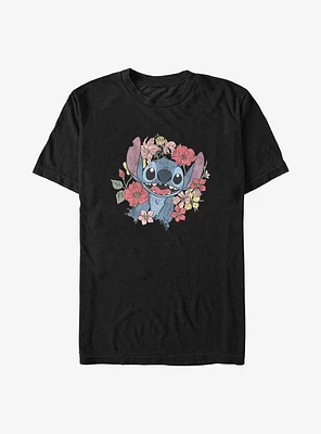 Disney Lilo & Stitch Floral Extra Soft T-Shirt