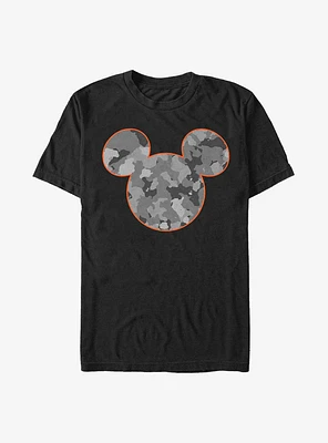 Disney Mickey Mouse Camo Ears Extra Soft T-Shirt