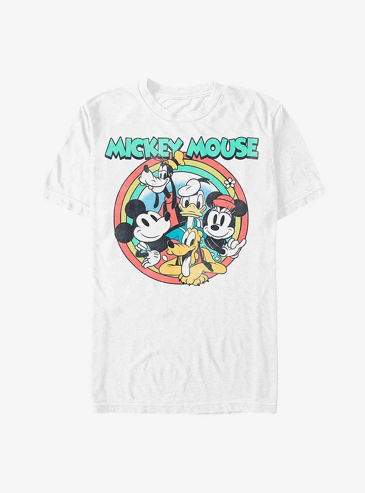 Disney Mickey Mouse Group Pose Extra Soft T-Shirt