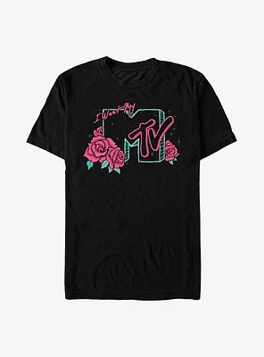MTV Drawn Rose Logo Extra Soft T-Shirt