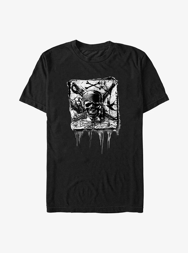 Disney Pirates of the Caribbean Skulls and Swords Extra Soft T-Shirt