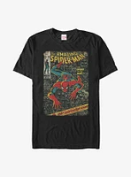 Marvel Spider-Man Comic Book Cover Extra Soft T-Shirt