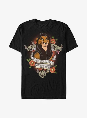 Disney The Lion King Surrounded By Idiots Extra Soft T-Shirt