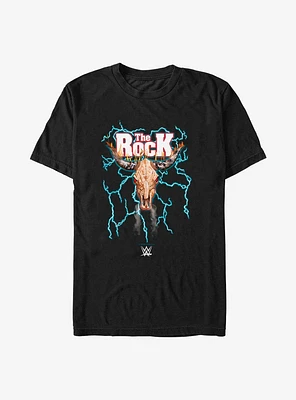 WWE The Rock Bull Skull Extra Soft T-Shirt