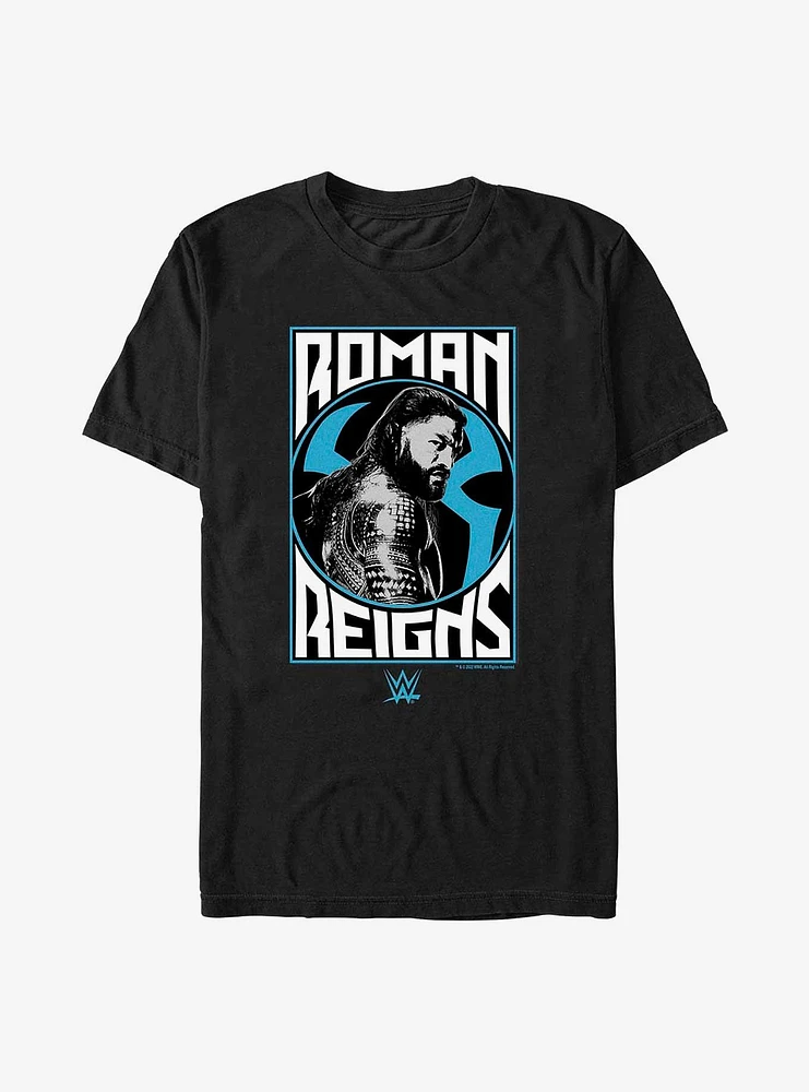 WWE Roman Reigns Poster Extra Soft T-Shirt