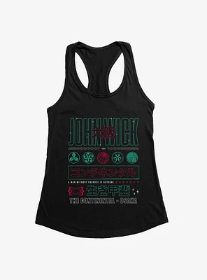 John Wick Continental Assassin Girls Tank