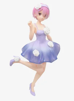 FuRyu Re:Zero Starting Life in Another World Trio-Try-iT Ram Figure (Flower Dress Ver.)