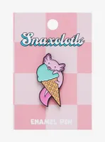 Snaxolotls Axolotl & Ice Cream Cone Enamel Pin - BoxLunch Exclusive