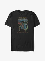 Star Wars The Mandalorian Mando and Grogu Hunter & Prey Big Tall T-Shirt