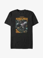Star Wars The Mandalorian Razor Crest Poster Big & Tall T-Shirt