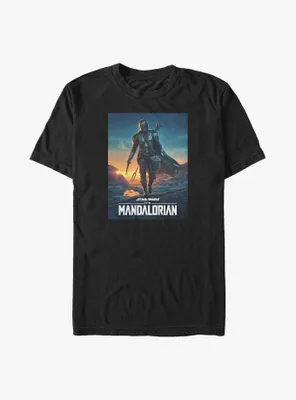 Star Wars The Mandalorian Season Two Poster Big & Tall T-Shirt