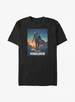 Star Wars The Mandalorian Season Two Poster Big & Tall T-Shirt