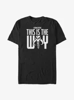 Star Wars The Mandalorian This Is Way Big & Tall T-Shirt