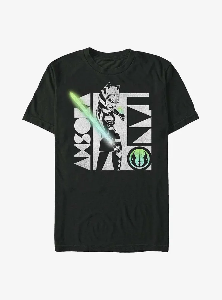 Star Wars: The Clone Wars Ahsoka Lightsaber Big & Tall T-Shirt