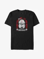 Star Wars: The Bad Batch Crosshair Helmet Big & Tall T-Shirt