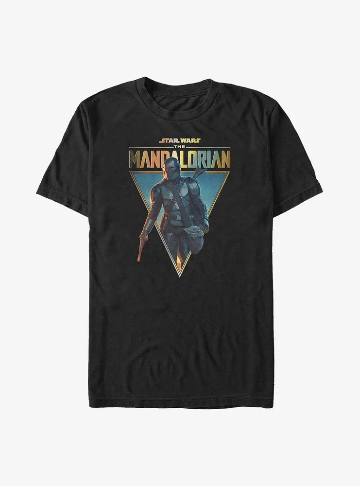 Star Wars The Mandalorian Bounty Hunter Badge Big & Tall T-Shirt