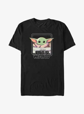 Star Wars The Mandalorian Grogu Frame Big & Tall T-Shirt