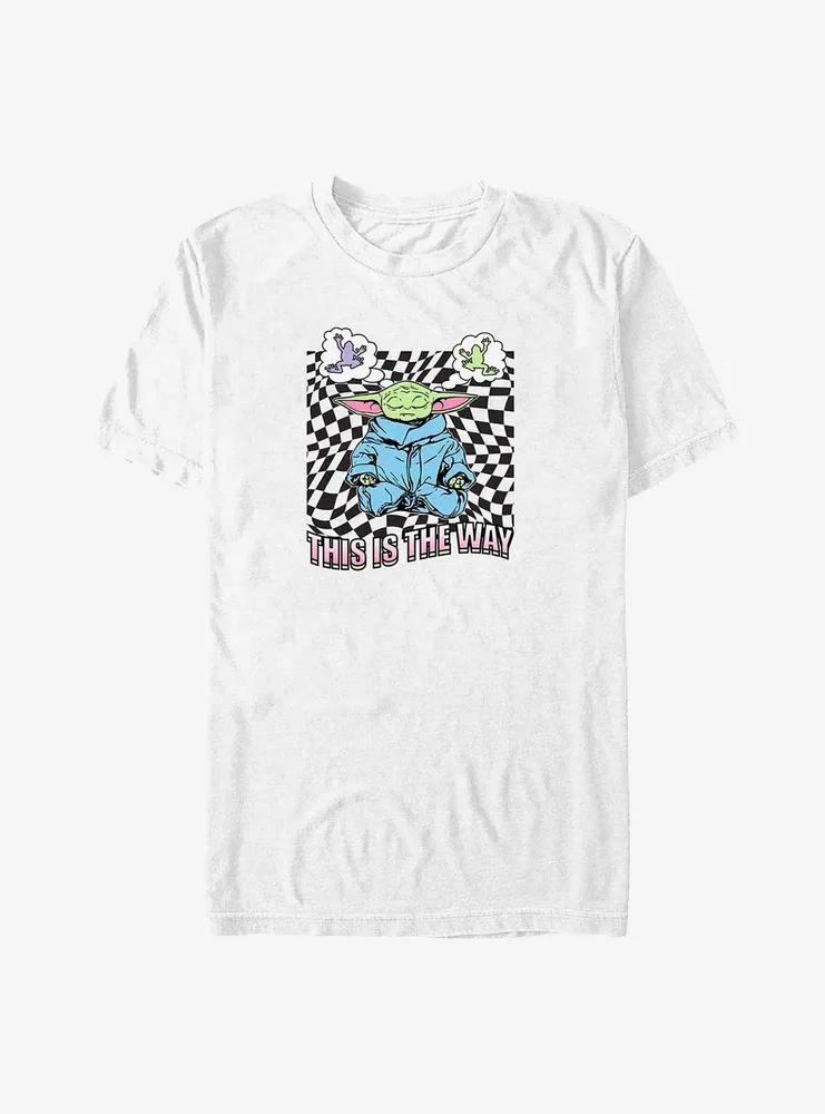 Star Wars The Mandalorian Grogu Frogs On My Mind Big & Tall T-Shirt