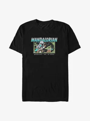 Star Wars The Mandalorian Macaron Chase Big & Tall T-Shirt