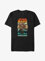 Star Wars The Mandalorian Mando On Foot Big & Tall T-Shirt