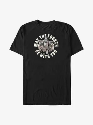 Star Wars The Mandalorian May Fourth Be With You Big & Tall T-Shirt
