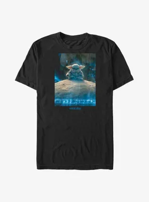 Star Wars The Mandalorian Grogu Meditation Poster Big & Tall T-Shirt