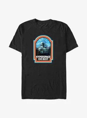 Star Wars The Mandalorian Hyperspace or Bust Big & Tall T-Shirt