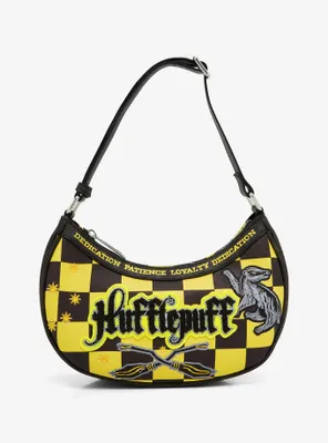Fred Segal Harry Potter Hufflepuff Checkered Crossbody Bag