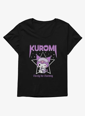 Kuromi Cheeky But Charming Girls T-Shirt Plus