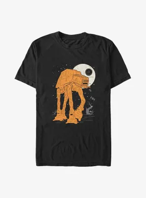 Star Wars AT-AT Full Moon Big & Tall T-Shirt