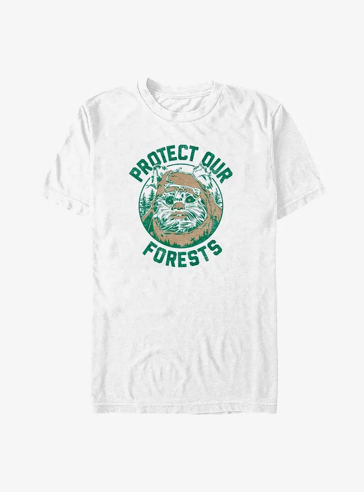 Star Wars Ewok Protect Our Forests Big & Tall T-Shirt