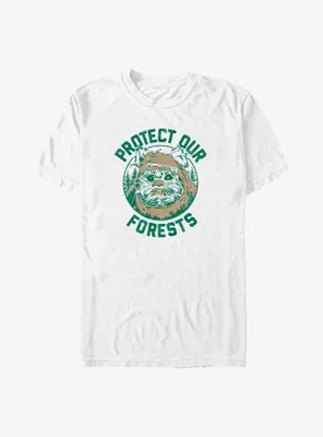Star Wars Ewok Protect Our Forests Big & Tall T-Shirt