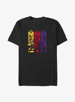 Marvel Ant-Man and the Wasp: Quantumania Hero LIne Up Ant-Man, Wasp, Cassie Big & Tall T-Shirt