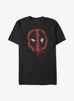 Marvel Deadpool Evil Eye Splatter Icon Big & Tall T-Shirt