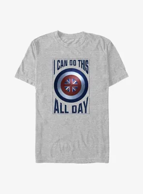Marvel Doctor Strange the Multiverse of Madness Captain Britain I Can Do This All Day Big & Tall T-Shirt