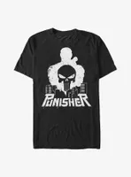 Marvel Punisher City Runner Poster Big & Tall T-Shirt