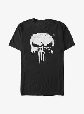 Marvel Punisher Skull Whiteout Big & Tall T-Shirt