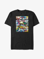 Marvel Spider-Man Battle Comic Panels Big & Tall T-Shirt