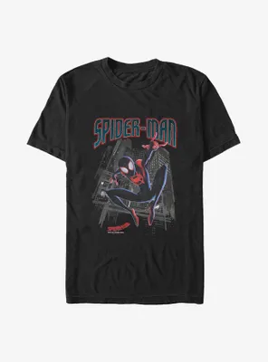 Marvel Spider-Man Miles Morales City Swing Big & Tall T-Shirt