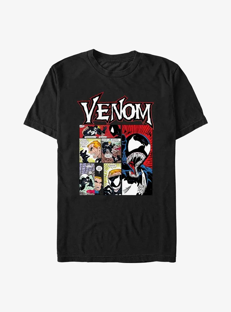 Marvel Venom Comic Panel Big & Tall T-Shirt