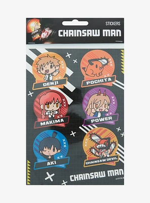 Chainsaw Man Characters Sticker Sheet