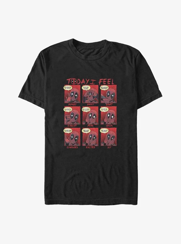 Marvel Deadpool Today I Feel Big & Tall T-Shirt